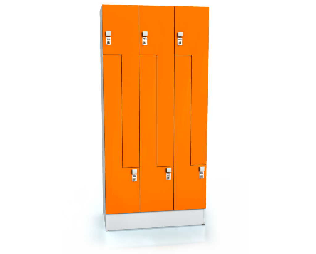 Premium lockers Z-shaped doors ALFORT AD 1920 x 900 x 520